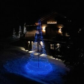 Fahnenmast Beleuchtung Twinkly