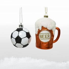 fußball bier sport weihnachtsornamente weihnachtsbaumschmuck